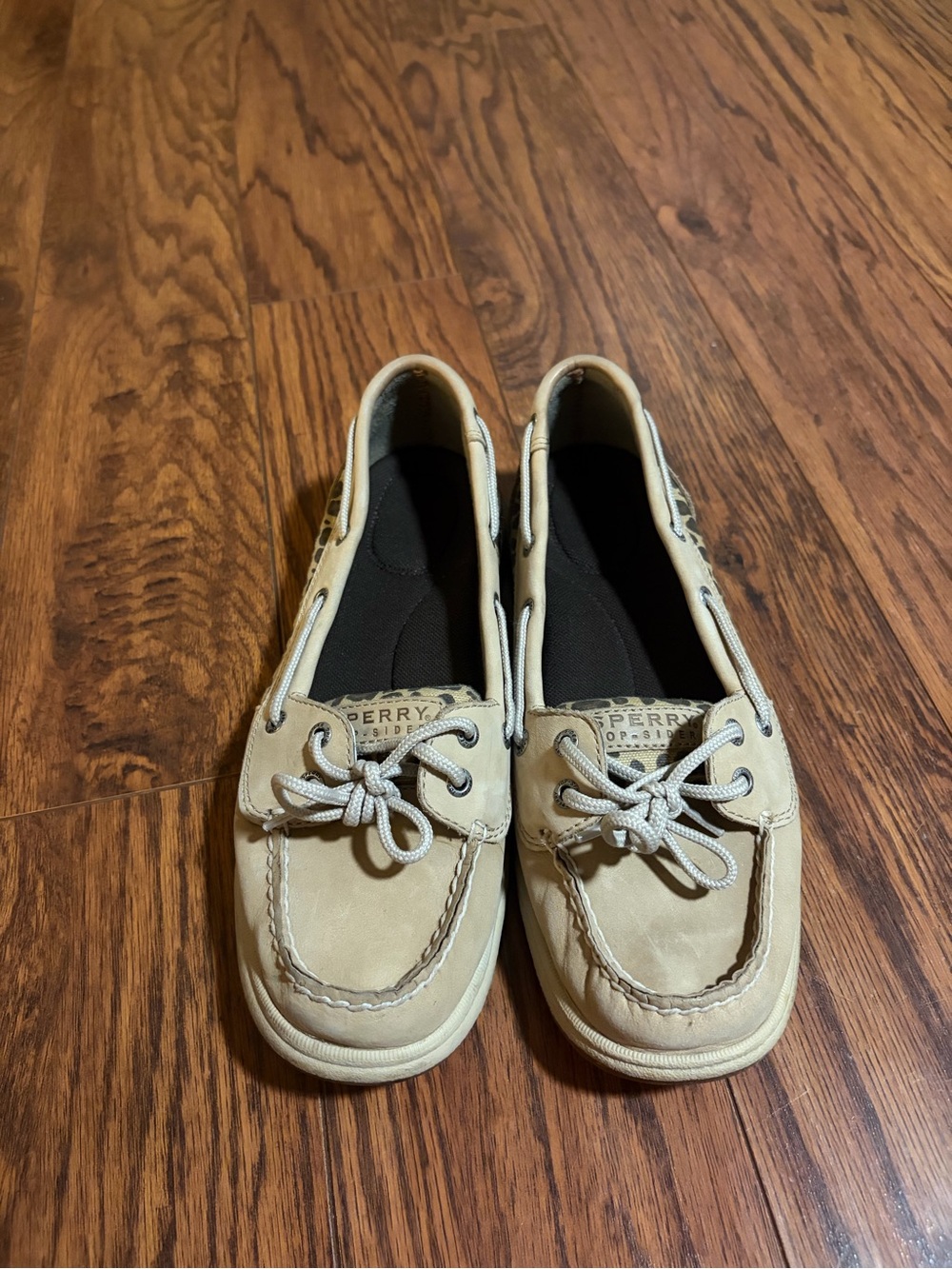 Sperry Tan Leather Boat Shoes